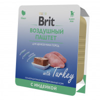 BRIT Premium Воздушный паштет Индейка для щенков мини пород, 100 гр. BRIT