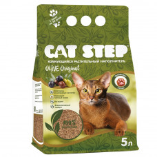CAT STEP Olive Original, 5л Комкующийся растительный