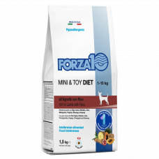 Forza10 Mini Diet Agnello Riso 1,5кг Диетический корм для собак мелких пород с ягненком