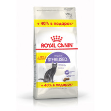Royal Canin Regular Sterilised 400г + 160г для взрослых кастрированных котов и стерилизованных кошек