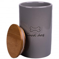 КерамикАрт бокс керамический для хранения корма для собак GOOD