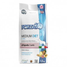 Forza10 Med Diet Agnello 1,5кг Диетический корм для взрослых собак средних пород из ягненка