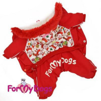 For my dogs комбинезон Дед морозд/мальчика 18