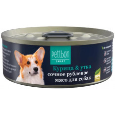 petibon корм консервированный для собак с курицей и уткой