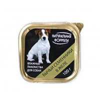 Натуральная Формула ламистер для собак бычьи семенники в желе 100г