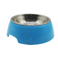 Миска на резинке пласт. нерж., 0,15л