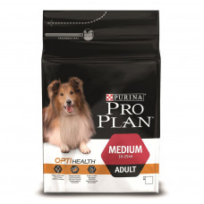 Pro Plan OPTI Health Medium Adult 3кг для взрослых собак средних пород с курицей и рисом.