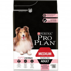 Pro Plan Medium Adult Sensitive Skin 3кг для взрослых собак средних пород с чувствительной кожей с лососем