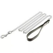 Поводок-цепь с кож/ручкой 3*1100мм TRIOL