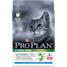 Pro Plan Sterilised Rabbit 3кг для стерилизованных кошек с кроликом, Проплан для кошек