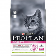 Pro Plan Delicate Optirenal Lamb 1,5кг для взрослых кошек с чувствительным пищеварением с ягненком, Проплан для кошек