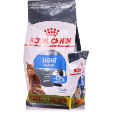 Royal Canin Light Weight Care 400г+пауч  для взрослых кошек для профилактики избыточного веса