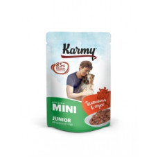 Karmy пауч Junior Mini Индейка в соусе для щенков мелких пород 80г