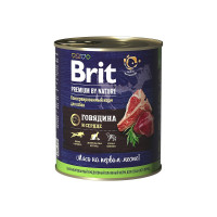Brit консервы для собак с говядиной и сердцем, Beef&Heart 850 г , Брит для собак (консервы)