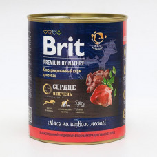 Brit консервы для собак с сердцем и печенью, Heart&Liver 850 г , Брит для собак (консервы)