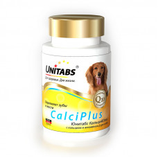 Юнитабс 100таб д/собак кальций , Витамины для собак для костей и суставов