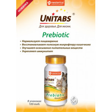 Юнитабс 100таб д/кош и соб. Prebiontic , Витамины для собак для общего иммунитета
