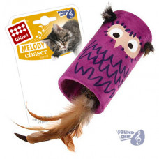 Сова-цилиндр со звуковым чипом 22см, игрушка для кошек серия MELODY CHASER