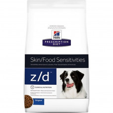 Hill's Prescription Diet z/d Food Sensitivities 3кг для лечения острых пищевых аллергий