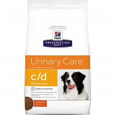 Hill’s Prescription Diet C/D Urinary Care Multicare 2кг для взрослых собак при заболеваниях мочевыводящих путей