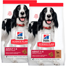 Hill’s Science Plan Adult Medium Advanced Fitness Lamb & Rice 7,5кг для взрослых собак средних пород с с ягненком и рисом