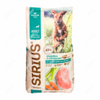 SIRIUS 20кг сух для собак Крупных пород Индейка/овощи