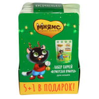Мнямс набор паучей «Фермерская ярмарка» для кошек 5+1