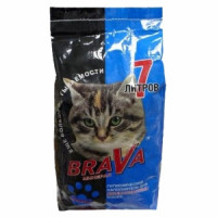 Brava 7л впит.д/длиношерсн. кош (синий) , Брава для кошек