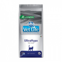 Farmina Vet Life Cat UltraHypo для взрослых кошек при пищевой аллергии 400г, Фармина для кошек