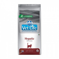 Farmina Vet Life Cat Hepatic для взрослых кошек при печеночной недостаточности 400г, Фармина