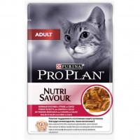 Pro Plan Adult с уткой в соусе 85 г пауч , Проплан для кошек (консервы, паучи)