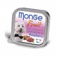 Monge Dog Fruit консервы для собак курица с малиной 100 г