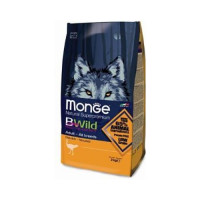 Monge BWild Adult All Breeds Ostrich 2кг для взрослых собак всех пород с мясом страуса