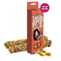 Little One Sticks палочки (м/св,крол,шинш) 2 шт с фруктами , Литл уан