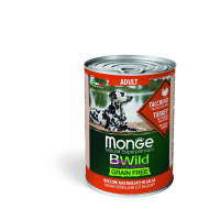 Monge BWild Grain Free д/собак индейка/тыква/кабачки 400гр