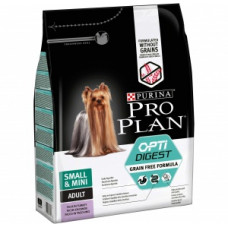 Pro Plan Small&Mini Adult OptiDigest Grain Free 7кг для взрослых собак мелких и миниатюрных пород с индейкой