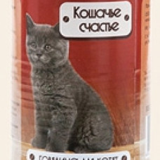 Кошачье Счастье Говядина консерва для котят 410 г