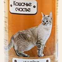 Кошачье Счастье Индейка консерва для кошек 410 г