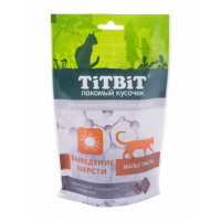 TitBit Подушечки с говядиной выведение шерсти д/кош,60 гр