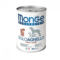 Monge Dog Monoprotein Solo консервы для собак паштет из ягненка 400 г