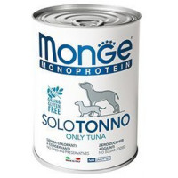 Monge Dog Monoprotein Solo консервы для собак паштет из тунца 400 г