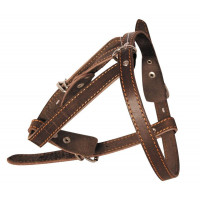 Шлейка Гамма кожаная 25мм,обх.гр. 830-950мм