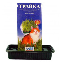 Травка семена АВЗ 170г в лотке , Титбит для кошек