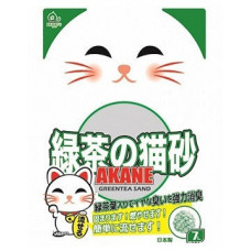 ACANE с ароматом зел/чая 7л комкующ на бумажной основе  , Акане наполнитель для кошек, Япония