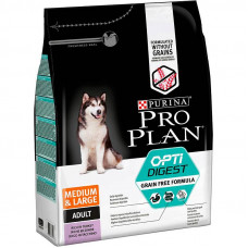 Pro Plan Opti Digest Medium/Maxi Grain Free 12кг для собак средних и крупных пород с чувствительным пищеварением с индейкой