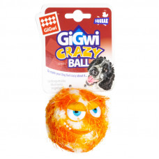75342 Игрушка для собак Мячик с пищалкой 7см, серия GIGwi GRAZY