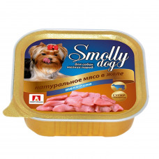 Smolly Dog телятина зоогурман 100 гр , Смолли Дог для собак, консервы, паучи
