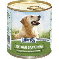 Happy dog банка с бараниной сердцем печенью и рубцом 750 г