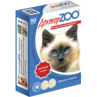 Доктор Зоо Здоровая кошка 90таб витамины для кошек