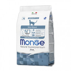 Monge Cat Monoprotein Sterilized Trout 1,5 кг для стерилизованных кошек с форелью, Монж для кошек